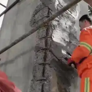 涟水梁板柱楼梯空洞蜂窝剥落露筋等表面破损修补用高强聚合物修补砂浆